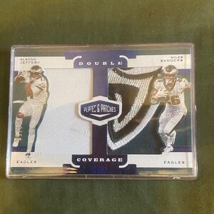 Double Coverage Eagles Trading Card